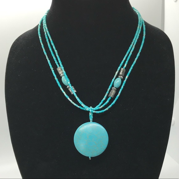 Hand Crafted Jewelry - NEW Seed Bead Triple Strand Necklace